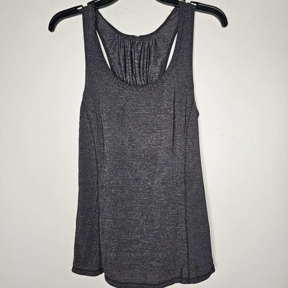 lululemon athletica Women's Gray Racerback Tank Top - Picture 1 of 6